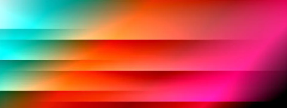 Dynamic shadow lines with gradient colors geometric background 스톡 일러스트