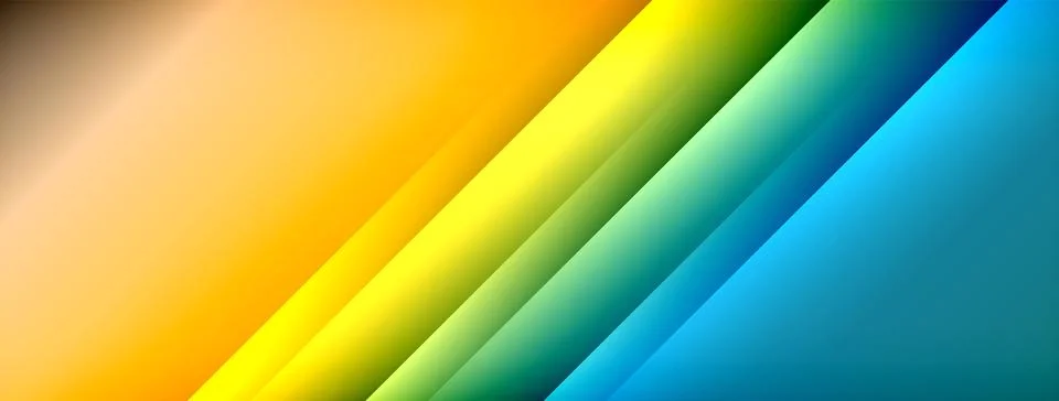 Dynamic shadow lines with gradient colors geometric background Illustrazione stock