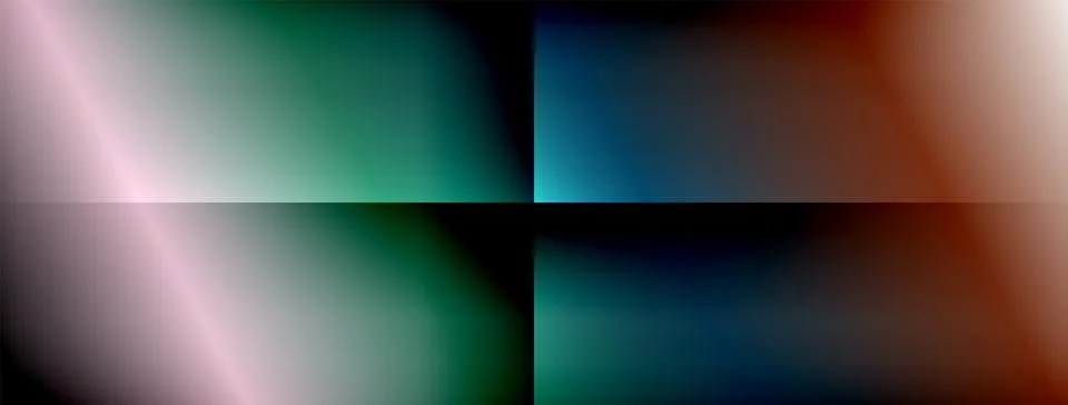 Dynamic shadow lines with gradient colors geometric background Illustrazione stock