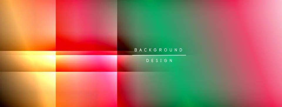 Dynamic shadow lines with gradient colors geometric background Stock Illustration
