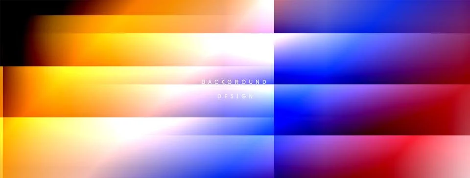 Dynamic shadow lines with gradient colors geometric background Illustrazione stock