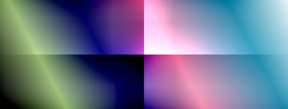 Dynamic shadow lines with gradient colors geometric background Stock Illustration