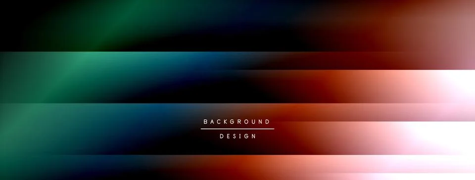 Dynamic shadow lines with gradient colors geometric background Illustrazione stock