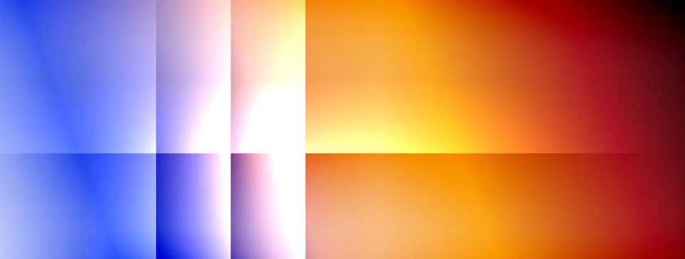 Dynamic shadow lines with gradient colors geometric background Stock Illustration