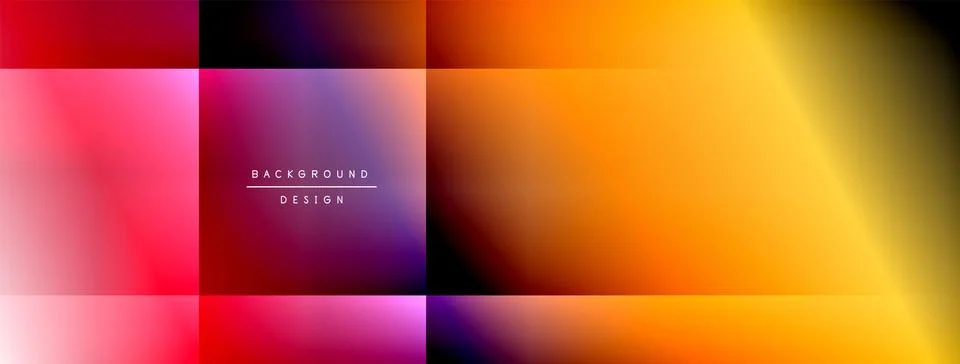 Dynamic shadow lines with gradient colors geometric background Stockillustratie