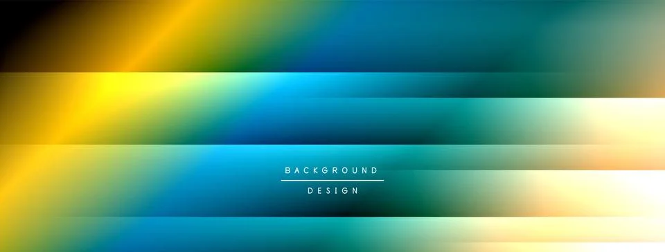 Dynamic shadow lines with gradient colors geometric background Stock Illustration