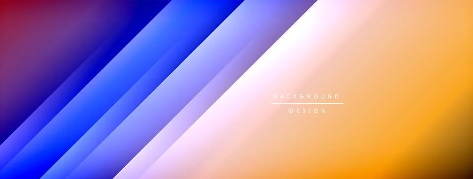 Dynamic shadow lines with gradient colors geometric background イラスト素材