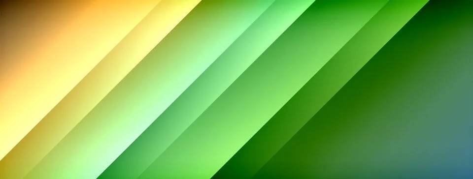 Dynamic shadow lines with gradient colors geometric background Illustrazione stock