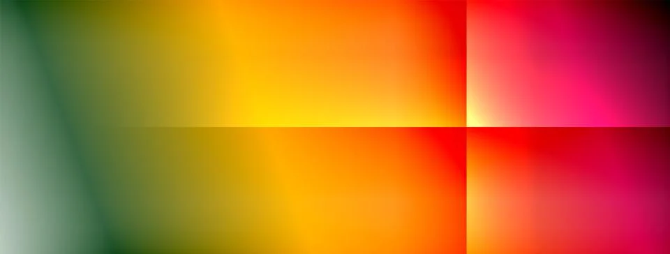 Dynamic shadow lines with gradient colors geometric background Illustrazione stock