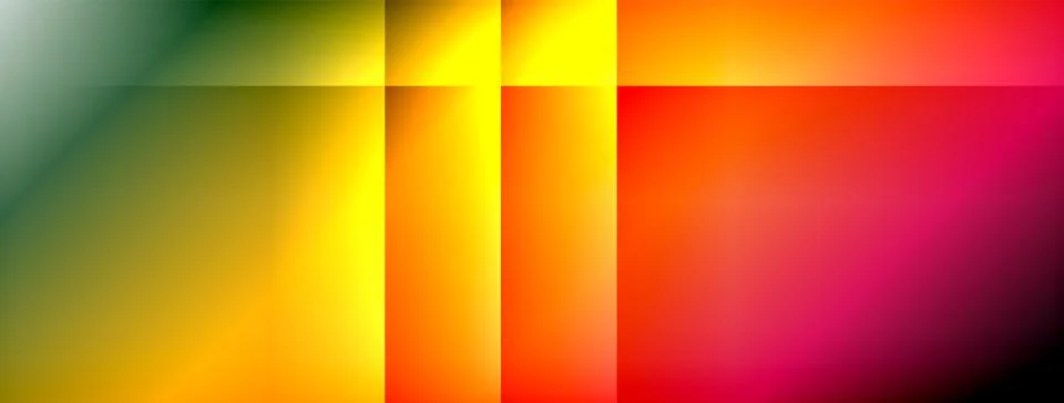 Dynamic shadow lines with gradient colors geometric background 스톡 일러스트