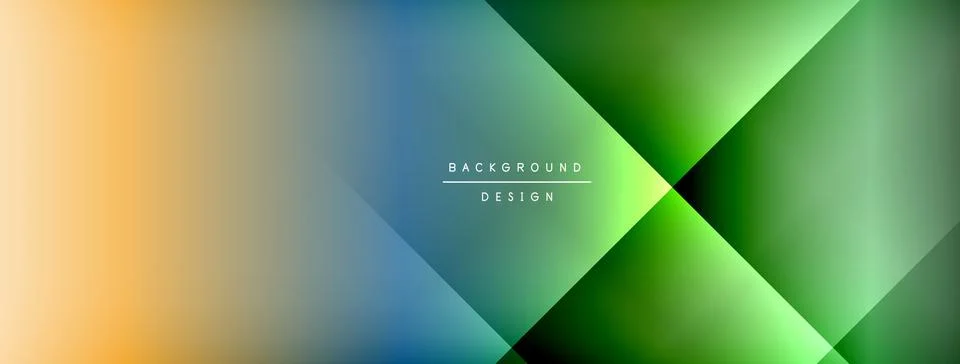 Dynamic shadow lines with gradient colors geometric background Stock Illustration