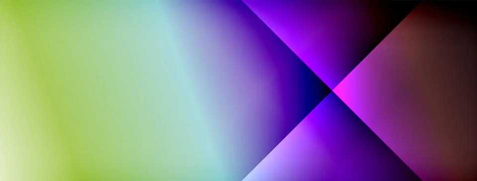 Dynamic shadow lines with gradient colors geometric background Illustrazione stock