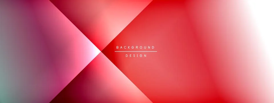 Dynamic shadow lines with gradient colors geometric background Stock Illustration