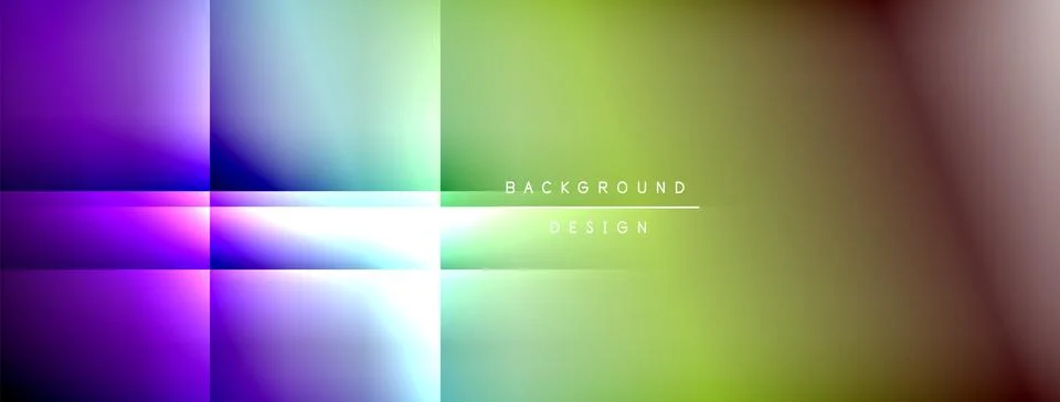 Dynamic shadow lines with gradient colors geometric background Illustrazione stock