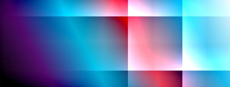 Dynamic shadow lines with gradient colors geometric background Stock Illustration