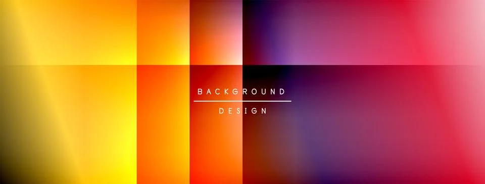 Dynamic shadow lines with gradient colors geometric background Illustrazione stock