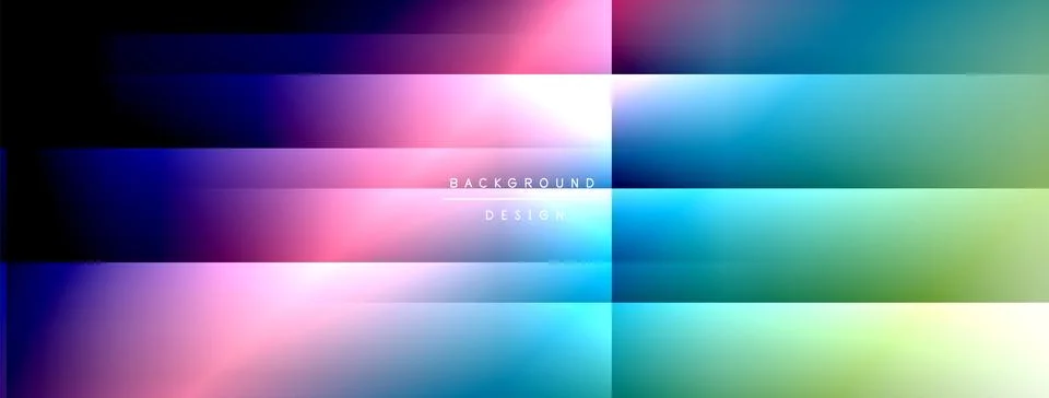 Dynamic shadow lines with gradient colors geometric background Stock Illustration