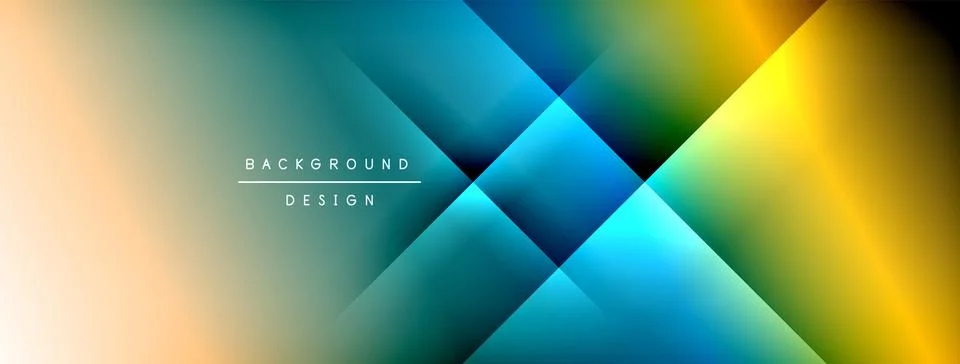 Dynamic shadow lines with gradient colors geometric background イラスト素材