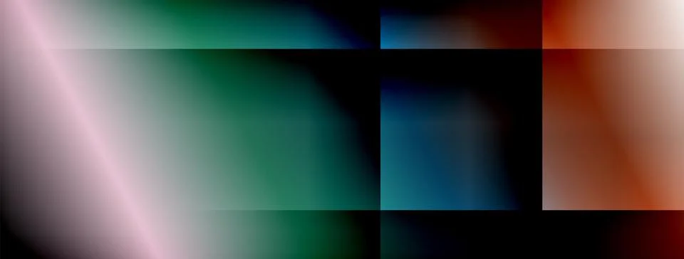 Dynamic shadow lines with gradient colors geometric background 스톡 일러스트