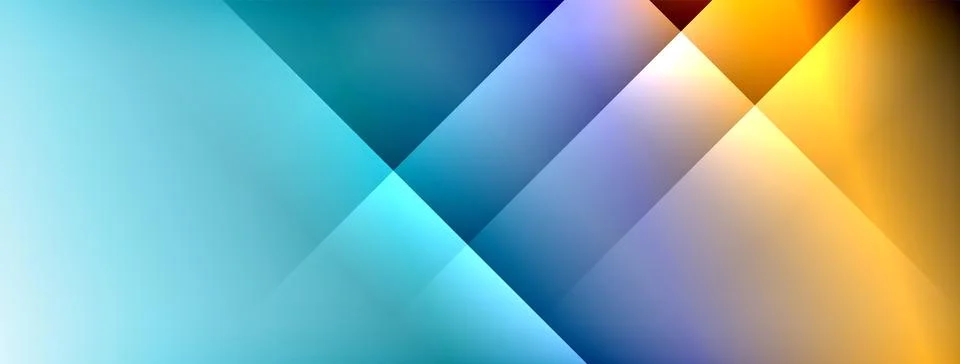Dynamic shadow lines with gradient colors geometric background 스톡 일러스트