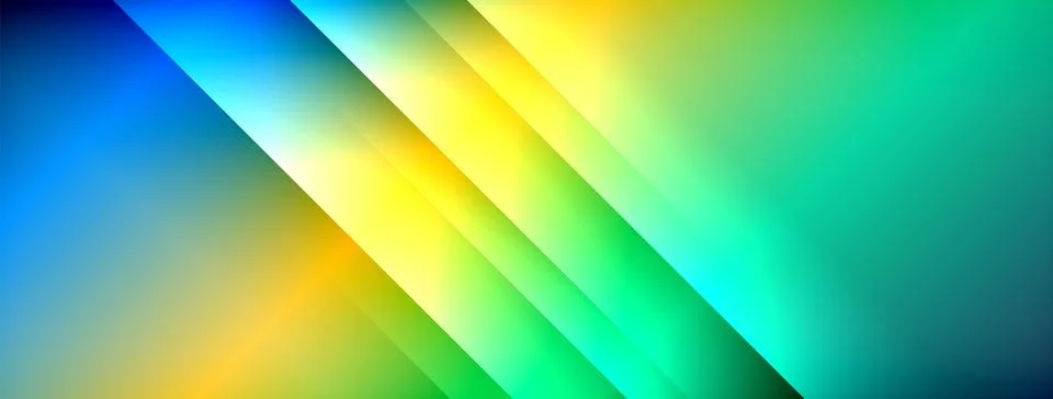 Dynamic shadow lines with gradient colors geometric background イラスト素材