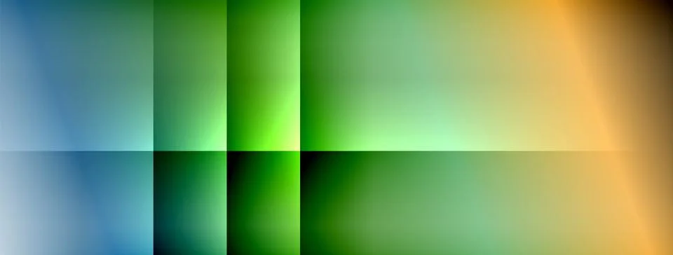 Dynamic shadow lines with gradient colors geometric background Stock Illustration