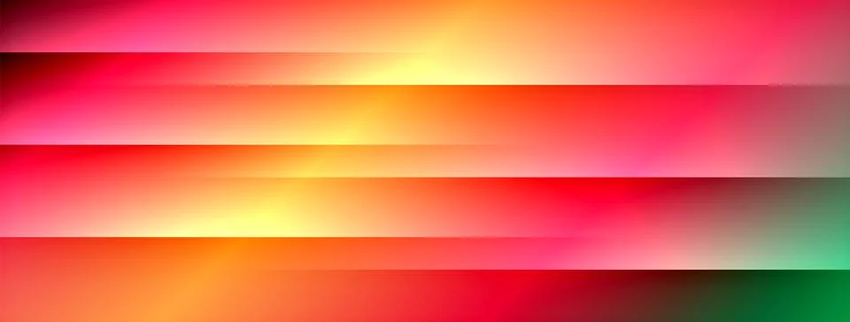 Dynamic shadow lines with gradient colors geometric background Stock Illustration