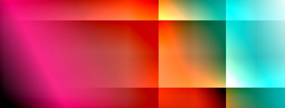 Dynamic shadow lines with gradient colors geometric background 스톡 일러스트