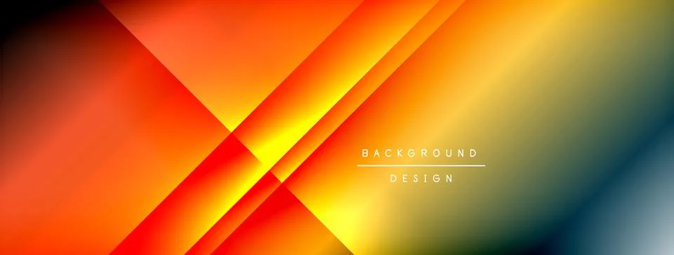 Dynamic shadow lines with gradient colors geometric background イラスト素材