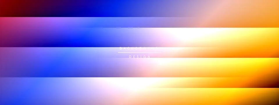 Dynamic shadow lines with gradient colors geometric background Stock Illustration