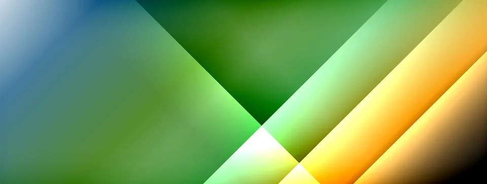 Dynamic shadow lines with gradient colors geometric background 스톡 일러스트