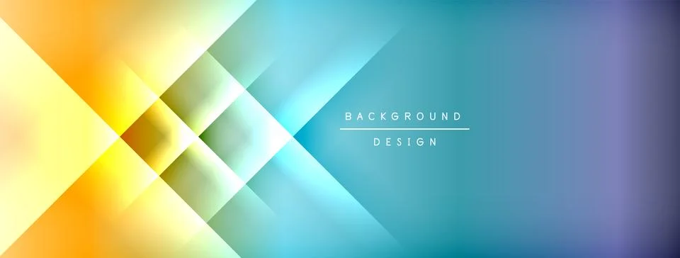 Dynamic shadow lines with gradient colors geometric background イラスト素材