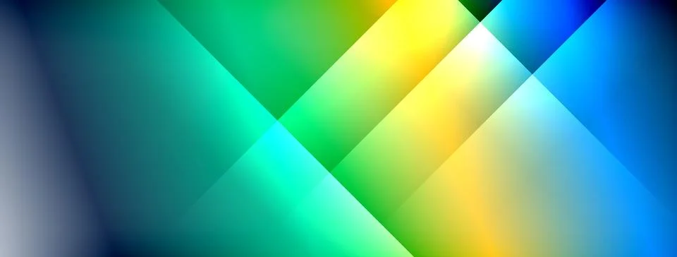 Dynamic shadow lines with gradient colors geometric background イラスト素材