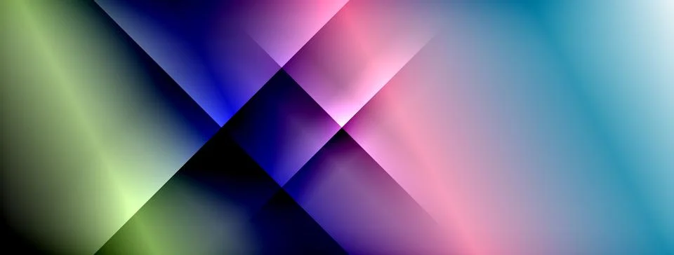 Dynamic shadow lines with gradient colors geometric background 스톡 일러스트