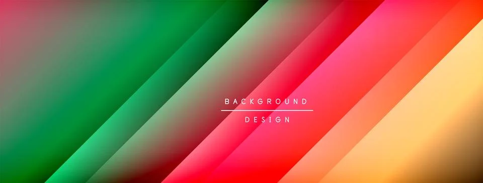 Dynamic shadow lines with gradient colors geometric background 스톡 일러스트