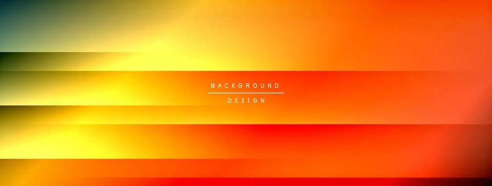 Dynamic shadow lines with gradient colors geometric background Stock Illustration