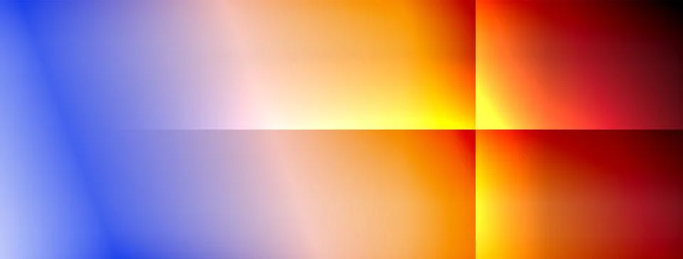 Dynamic shadow lines with gradient colors geometric background Stock Illustration