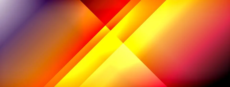 Dynamic shadow lines with gradient colors geometric background 스톡 일러스트
