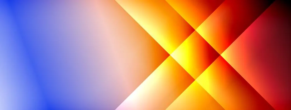 Dynamic shadow lines with gradient colors geometric background 스톡 일러스트