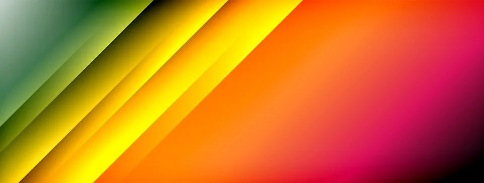 Dynamic shadow lines with gradient colors geometric background 스톡 일러스트