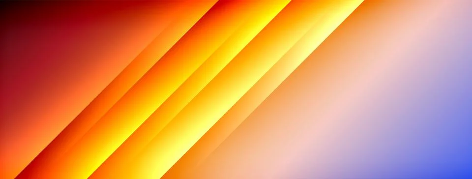 Dynamic shadow lines with gradient colors geometric background イラスト素材