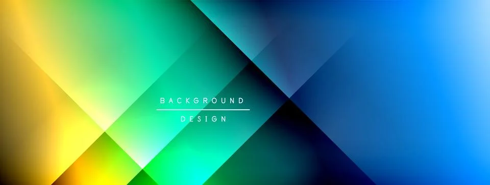 Dynamic shadow lines with gradient colors geometric background 스톡 일러스트