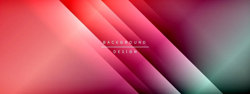 Dynamic shadow lines with gradient colors geometric background 스톡 일러스트