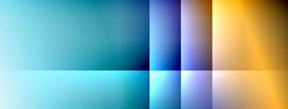 Dynamic shadow lines with gradient colors geometric background Stock Illustration