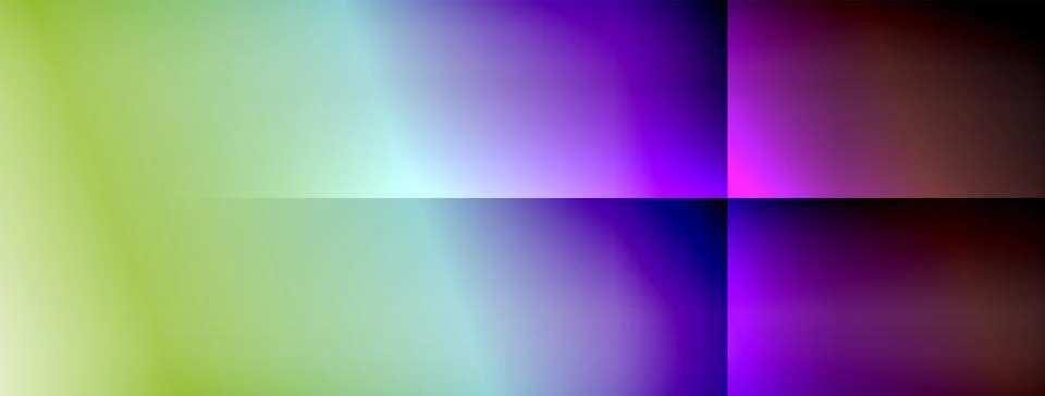 Dynamic shadow lines with gradient colors geometric background Stock Illustration