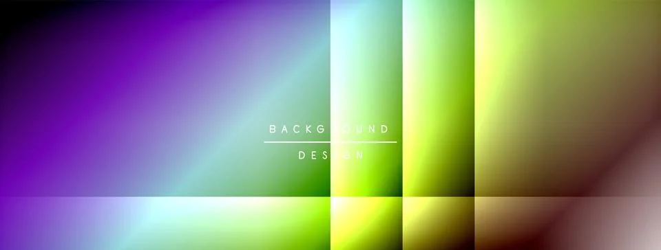 Dynamic shadow lines with gradient colors geometric background Stock Illustration