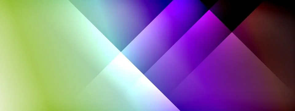 Dynamic shadow lines with gradient colors geometric background イラスト素材