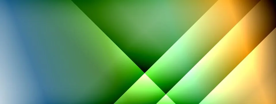 Dynamic shadow lines with gradient colors geometric background イラスト素材