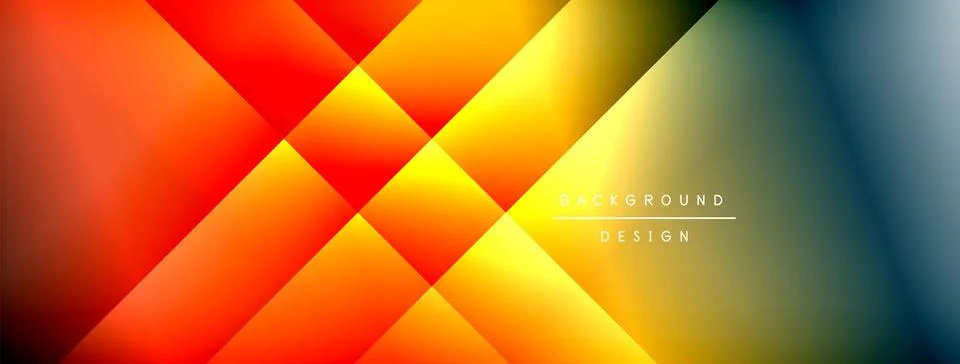 Dynamic shadow lines with gradient colors geometric background イラスト素材