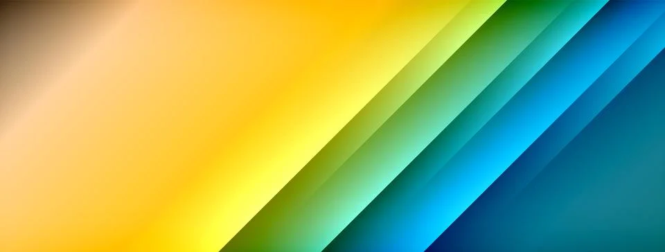 Dynamic shadow lines with gradient colors geometric background イラスト素材